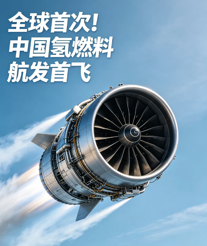 全球首次，我国兆瓦级氢燃料航空涡桨发动机首飞成功
