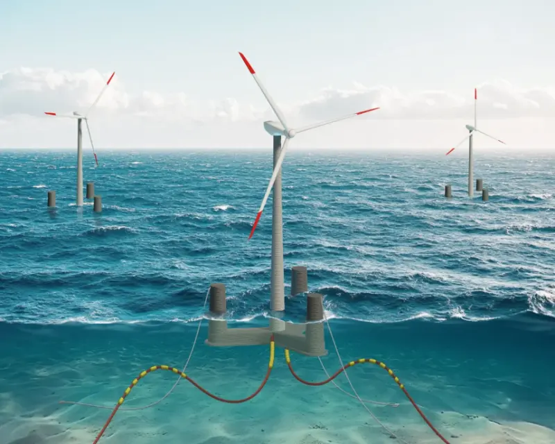 全球首台20兆瓦海上风电机组并网发电