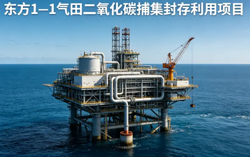 我国首个海上注碳增气技术示范应用项目启动